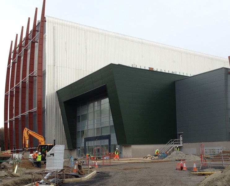Hewaswater Engineering South West - Steel Fabrication, Metalwork Services, Steel Processing in the South West Turbine Hall Plymouth EFW - Hewaswater Engineering South West