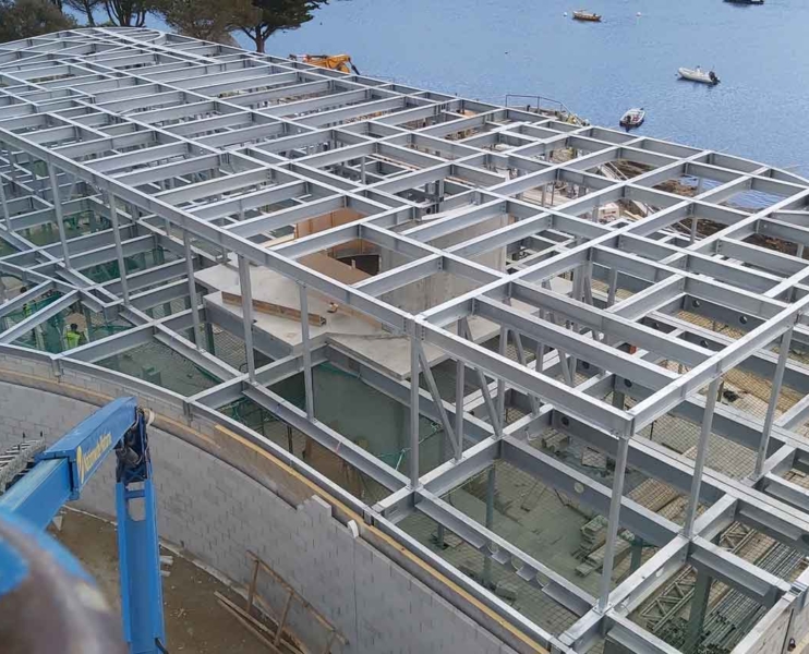 Commercial Steelwork - Hewaswater Engineering South West - Steel Fabrication, Metalwork Services and Steel Processing